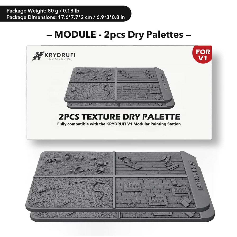 MODULE — 2pcs Dry Palettes #miniature painting kit#