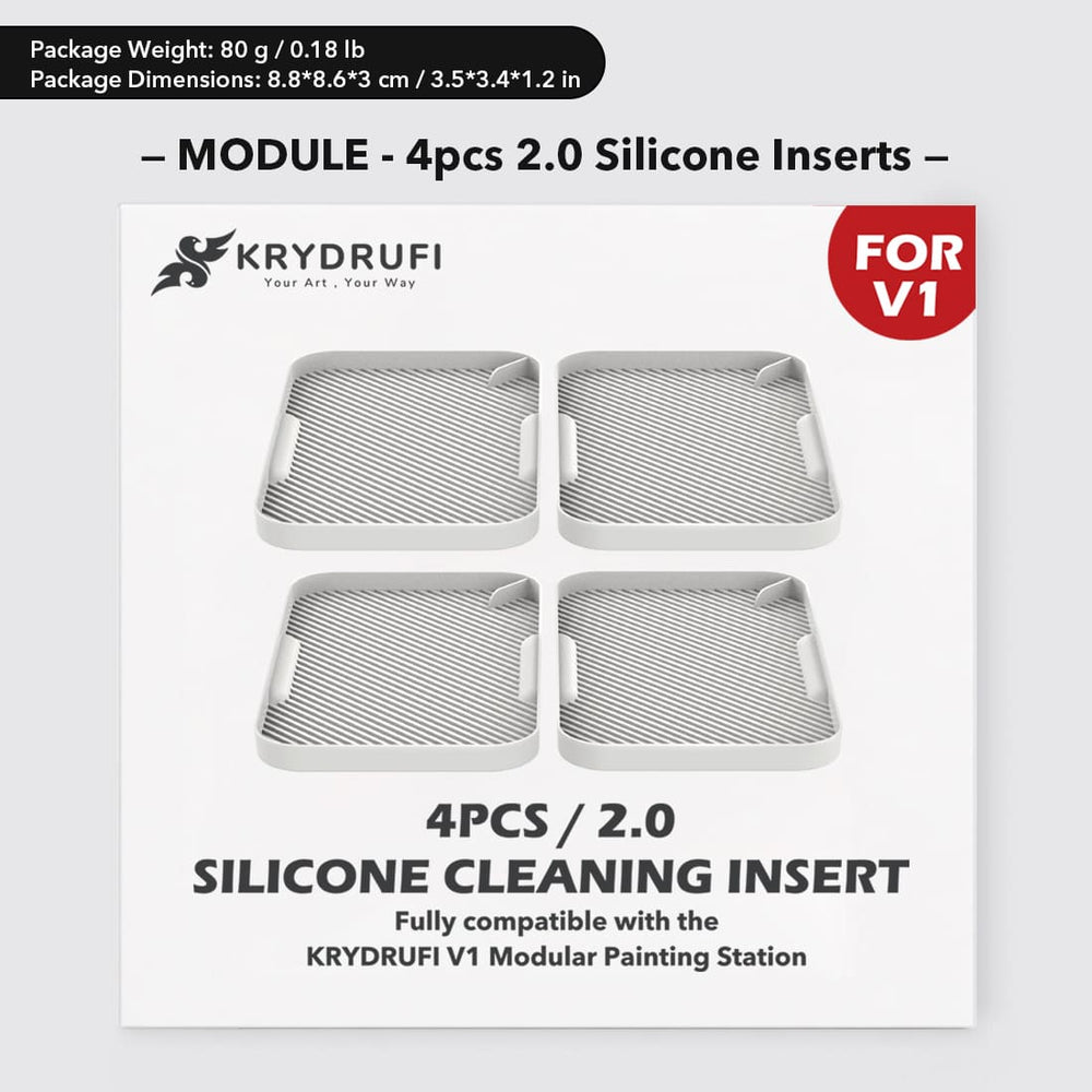 MODULE — 4pcs 2.0 Silicone Inserts #miniature painting kit#